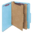 Smead SafeSHIELD Colored Classification Folder - 8.50" x 11" - Pressboard - Blue