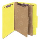 Smead SafeSHIELD Top Tab Classification Folder with Fasteners - 8.50" x 11" - Yellow