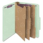 Smead SafeSHIELD Colored Classification Folder - 8.50" x 11" - 0.35" - Tyvek - Gray, Green