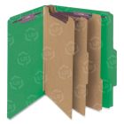 Smead SafeSHIELD Top Tab Classification Folder - 8.50" x 11" - Green
