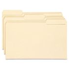 Smead Manila File Folder - Legal - 8.50" x 14" - 1/3 Tab Cut on Assorted Position - Manila - 100 / Box