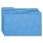 Smead Colored File Folder - Legal - 8.50" x 14" - Blue - 100 per Box