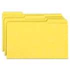 Smead Colored File Folder - 100 per box Legal - 8.50" x 14" - Yellow