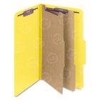 Smead SafeSHIELD Top Tab Classification Folder with Fasteners - 8.50" x 14" - Yellow
