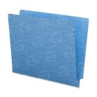 Smead Shelf-Master Colored Two-Ply End Tab Folder - 100 per box Letter  - Blue