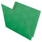 Smead Shelf-Master Colored Folder with Fastener - 50 per box Letter - Green