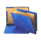 Smead Classification Folder - 8.50" x 11" - Dark Blue