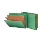 Smead Classification Folder - 8.50" x 11" - Green