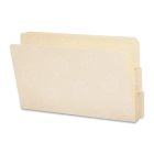 Smead Shelf-Master End Tab Folder - 100 per box Legal - 8.5" x 14" - Manila
