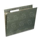 Smead Hanging Folder with Tabs - 25 per box Letter - 8.50" x 11" - 1/3 Tab Cut - Green, Clear