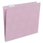 Smead Colored Hanging Folder - 25 per box Letter - 8.50" x 11" -  Lavender