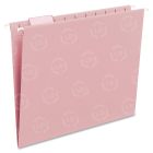 Smead Colored Hanging Folder - 25 per box Letter - 8.50" x 11" -  Pink