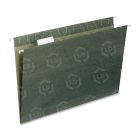 Smead Hanging File Folder - 25 per box Legal - 8.5" x 14" - Green, Clear