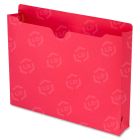 Smead Colored File Jacket - 50 per box Letter - 8.50" x 11" - 2" Expansion  -  11 pt. - Red