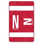 Smead AlphaZ ACCS Color Coded Alphabetic Label - 1" Width x 1.62" Length - Red - 100 / Pack