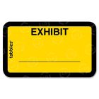 Tabbies Tabbies Color-coded Exhibit Labels - 252 per pack - Yellow