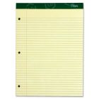 Tops Double Docket Legal Pad - 100 sheets per pad - College Ruled - 8.50" x 11.75" - Canary