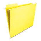 Smead FasTab Hanging Folder - 20 per box Letter - 8.50" x 11" - Yellow - 20 / Box