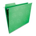 Smead FasTab Hanging Folder - 20 per box Letter - 8.50" x 11" - Green - 20 / Box