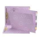 Smead End Tab Fastener Folder - 50 per box Letter - 8.50" x 11" - Lavender