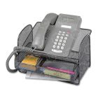 Safco Onyx Mesh Telephone Stand with Drawer
