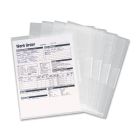 Smead Project File - 5 per pack Letter - 9.25" x 11.75" - Clear