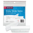 Smead Easy Slide 1/3 Cut Tab - 18 per pack 18 / Pack - Clear Tab