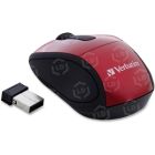 Verbatim Wireless Mini Travel Mouse Red