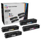 LD Compatible Toners for HP 202X Cartridges (Bk, C, M, Y) HY