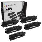 5 Pack of Compatible Kyocera-Mita TK-1172 Black Toners