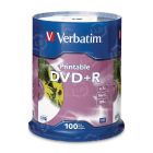 Verbatim DVD Recordable Media - DVD+R - 16x - 4.70 GB - 100 Pack Spindle - Retail - 100 per pack