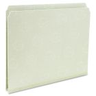 Smead Pressboard Folder - 25 per box Letter - 8.50" x 11" - Gray, Green