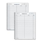 Rediform Incoming/Outgoing Call Register Book - 100 Sheets  -  Wire Bound  -  11" x 8.50"