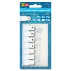 Redi-Tag Permanent Write-On Index Tabs - Write-on - 104 / Pack - White Tab