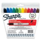 Sharpie Permanent Fine Point Assorted Markers - 12 Pack
