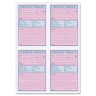 Tops Important Phone Message Book - 400 Sheets - Spiral Bound - 11" x 8.25"  - Assorted