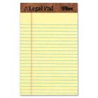 Tops The Legal Pad Ruled Perforated - 12 per dozen - Jr.Legal - 5" x 8" - Canary