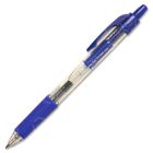 Integra Retractable Gel Ink Pen, Clear - 12 Pack