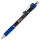 Integra Retractable Roller Gel Pen with Metal Clip, Blue - 12 Pack