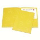 Double Pocket Portfolio Letter - 8.5" x 11" - 0.68" ExpansionSheet - Yellow