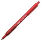 BIC SoftFeel Ballpoint Pen, Red - 12 Pack