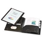 Project Organizer Letter - 8.5" x 11" - 4 Dividers - 200 Sheet - 1 / Box - Black