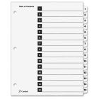 Cardinal OneStep Printable Table of Contents and Dividers - 15 per set