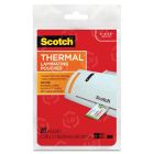 Scotch Business Card Size Thermal Laminating Pouch - 20 per pack