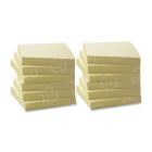 Business Source Adhesive Note - 12 per pack - 3" x 3" - Yellow