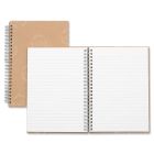 Nature Saver Professional Notebook - 80 Sheet - 22.00 lb - Narrow Ruled - 8.25" x 5.88"