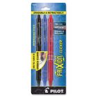 FriXion Clicker Erasable Gel Pen, Assorted - 3 Pack