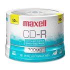 Maxell CD Recordable Media - CD-R - 48x - 700 MB - 50 Pack Spindle - 50 per pack