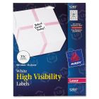 Avery Round High Visibility Label (Laser) - 600 per pack
