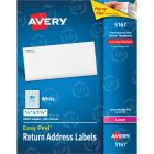 Avery 0.50" x 1.75" Rectangle Address Label (Easy Peel) - 8000 per box
